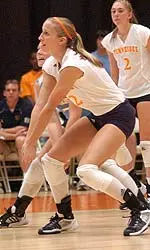 Marshall Competing In Volleyball