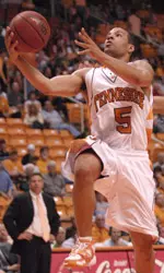 Lofton Competing In Basketball