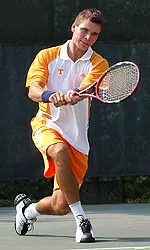 Athlete Competing In Tennis