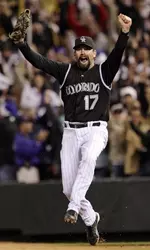 Todd Helton Celebrating