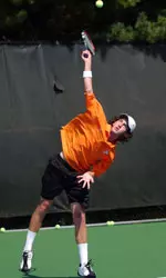 Lang Competing In Tennis