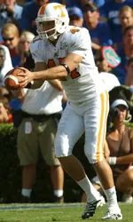 Britton Colquitt Football Action Shot