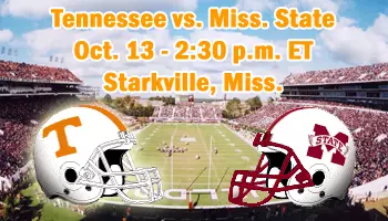 UT vs Miss State Football Graphic