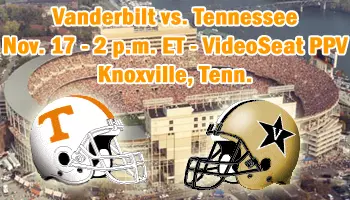 UT vs Vanderbilt Football Graphic