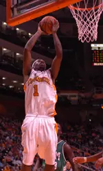 Tyler Smith Jumping With Basketball