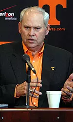 Fulmer Speaking At Press Conference