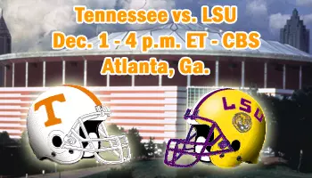 UT vs LSU Football Graphic