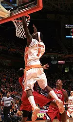 Smith Basketball Action Shot