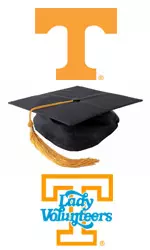 Lady Vols And Power T With Graduation Cap Graphic