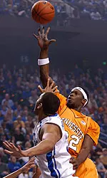 Crews Jumping With Basketball