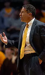 Bruce Pearl Standing Courtside