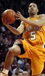 Chris Lofton drives for a layup for two of his 31 points. (AP Photo/April L. Brown)