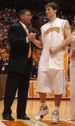 Bruce Pearl with Dane Bradshaw