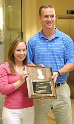 Peyton Manning with Kara Leann Seat