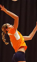 Hinkey Competing In Volleyball