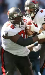 Arron Sears Football Action Shot