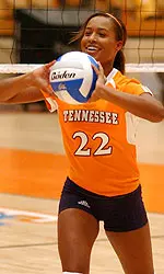 Loyd Competing In Volleyball