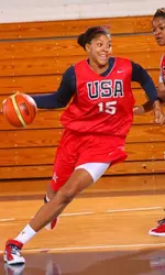 Parker In USA Basketball Action Shot