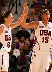 Parker Wearing USA Basketball Uniform
