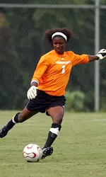 Johnson Competing In Soccer