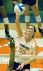 Fowler Competing In Volleyball