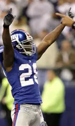 Gibril Wilson NFL Action Shot