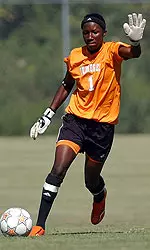Johnson Competing In Soccer