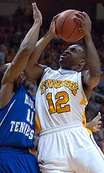 Smith Basketball Action Shot