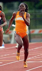 Layne Running On Track