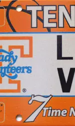 Tennessee License Plate