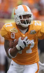 Arian Foster Carrying Football During Game