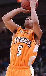 Lofton Jumping With Basketball