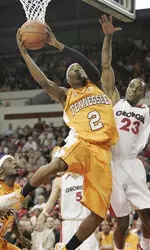 Jajuan Smith Attempting Layup