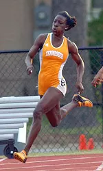 Tyson Running On Track