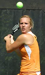 Vogel Competing In Tennis