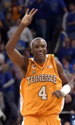 Wayne Chism Waving On Court