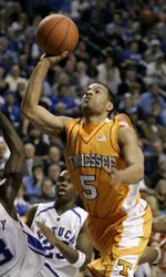 Chris Lofton Jumping With Basketball