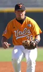 Tanner Moore Baseball Action Shot