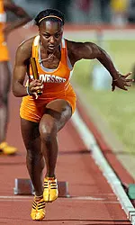 Champion Running On Track