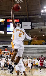 Jajuan Smith Jumping With Basketball