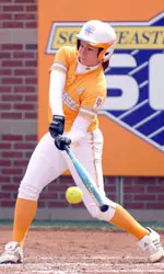 Pieroni Batting At Softball