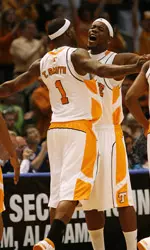 Smith And Crews On Court