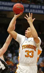 Brian Williams Jumping With Basketball