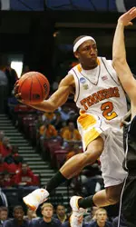 Jajuan Smith Jumping With Basketball
