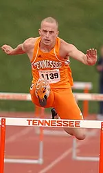 Hewitt Jumping Over Hurdles