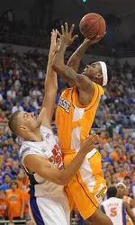 Tyler Smith Competing In Basketball