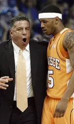 Bruce Pearl Speaking With Athlete