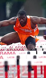 Addy Jumping Over Hurdles