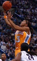 Parker Competing In Basketball