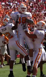 Stocker Celebrating With Teammates